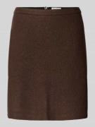 Regular fit minirok van viscosemix