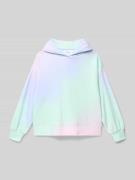 Regular fit hoodie van katoenmix