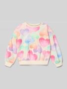 Regular fit sweatshirt van katoenmix