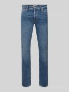 Slim fit jeans met 5-pocketmodel, model 'GLENN'