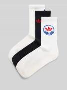 Sokken met labelprint in een set van 3 paar