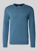 Regular fit gebreide pullover van zuiver katoen
