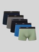 Boxershort van katoenmix in een set van 5 stuks, model 'ESSENTIAL'