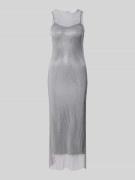 Midi-jurk met all-over strass-steentjes, model 'Limone'