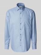 Comfort fit zakelijk overhemd met kentkraag