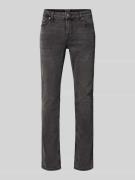 Slim fit jeans van katoenmix, model 'LOOM'