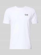 T-shirt met labelprint