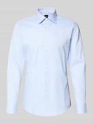 Slim fit zakelijk overhemd van katoenmix, model 'HANK'