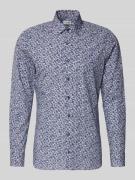 Slim fit zakelijk overhemd van katoen met kentkraag