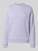 Sweatshirt met labeldetail