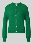 Gebreid jack met knoopsluiting, model 'NIMMA'