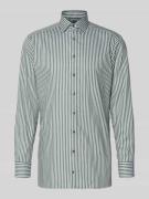 Regular fit zakelijk overhemd van puur katoen met kentkraag