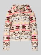 Regular fit sweatjack met capuchon, model 'ANNA'