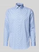 Regular fit zakelijk overhemd van puur katoen met kentkraag