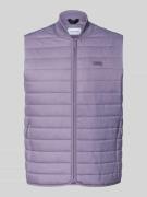 Gewatteerde bodywarmer met ritszakken