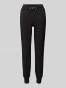 Sweatpants met elastische band, model ‘ALLIE’