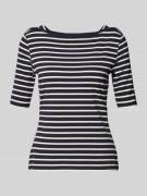 T-shirt met boothals