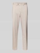 Stoffen broek met achterzakken