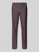 Slim fit pantalon van scheerwolmix, model 'HESTEN253X'