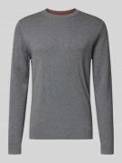 Regular fit gebreide pullover van zuiver katoen