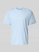 T-shirt met labelstitching, model 'NORREBRO'