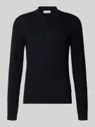 Gebreide pullover met polokraag, model 'FRODE'
