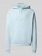 Hoodie met labelstitching