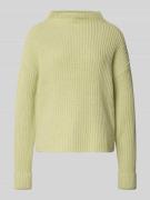 Regular fit pullover met turtleneck van katoenmix, model 'SELMA'