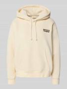 Hoodie met labelprint