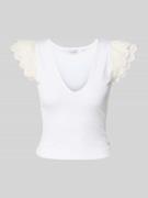 Top in riblook, model 'DAHLIA SANGALLO'