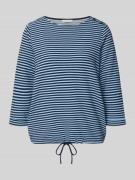 Regular fit shirt met 3/4-mouwen van biologische katoenmix