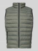 Regular fit bodywarmer met opstaande kraag, model 'ODENO2'
