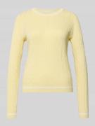 Gebreide pullover met ribboorden