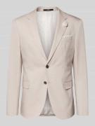 2-knoops colbert met borstzak