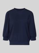 Loose fit sweatshirt met 3/4-mouwen