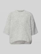 Gebreide pullover met ribboorden, model 'ZOLLY'