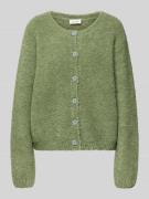 Gebreid jack met knoopsluiting, model 'ZOLLY'