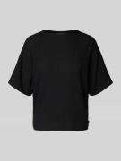 Loose fit T-shirt met vleermuismouwen