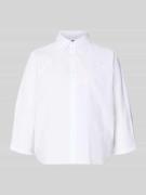 Oversized overhemdblouse van puur katoen, model 'BELENTA'