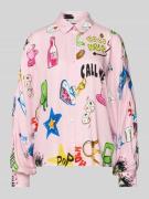 Overhemdblouse met knoopsluiting