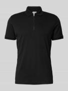 Poloshirt met korte ritssluiting