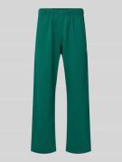 Wide leg sweatbroek met elastische band