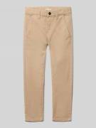 Slim fit chino van katoenmix, model 'BRAD'