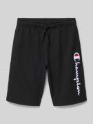 Sweatshorts met logostitching