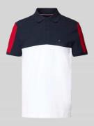 Regular fit poloshirt van katoenmix