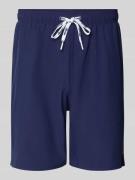 Korte regular fit broek met tunnelkoord, model 'SAN JUAN'