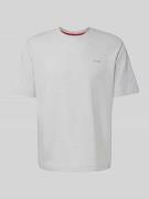 T-shirt met labelstitching, model 'Austin'