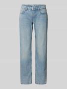 Straight leg jeans van puur katoen, model 'Arrow'