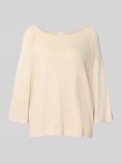 Gebreide pullover met ronde hals