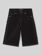 Korte regular fit jeans in 5-pocketmodel
